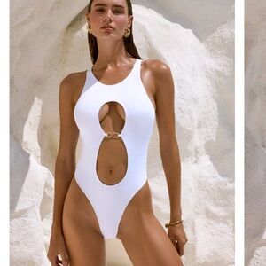 ALT swim Izabelle Suit in White